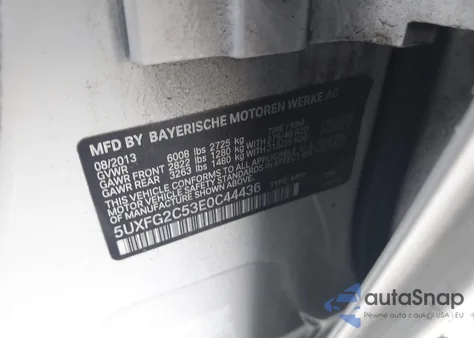 2014 BMW X6 xDrive35I из США, поврежденный, VIN 5UXFG2C53E0C44436